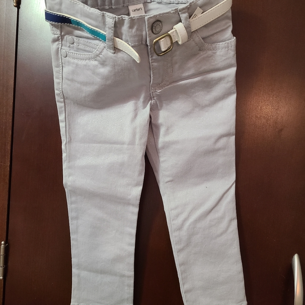 Silver Sparkly Jeans